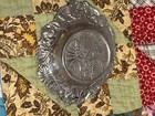 Vintage Arthur Court 7    Small Aluminum Metal Serving Bowl Frogs Lily Pad 1994