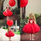 Flower Girl Dress Princess Kids Baby Party Wedding Lace Tutu Dress Gown Fancy