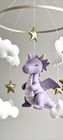 Dragon Baby Mobile Handmade Personalized Hanging Mobile Crib Hang Mobile Felt A   