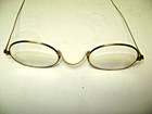 Vintage Oval Eyeglasses St Stoco Karat Stamps 1 20 -10k Gf Wire Frame