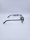 Izod New Iz 2075 Black Fade Gray Rectangle Eyeglasses Frames 52-17 145 Unisex