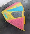 Windsurfing Sail Vinta 6 5 Fully Battened Color Block Pattern 80s 90s Tested Vtg