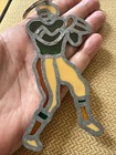 Vintage Keychain Football Player