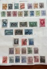 Argentina - Lot Of 179 Older Classic Stamps On Old Album Pages - All Hinged