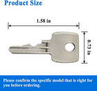 6pcs Magna Latch Replacement Keys  For Yard And Garden Swimming Pool Gate Safety