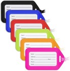 Luggage Tags Assorted  6 Pk  Bag Tag For Baggage  Suitcase Tags Bulk