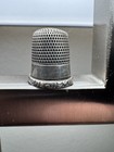 Antique Simons Bros Co Sterling Silver Thimble Size 9 Decorative Border