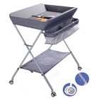 Baby Changing Table Portable Folding Diaper Changing Station With Wheels  Adj   