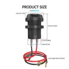 Usb Type-c Dual Ports Motorcycle Phone Charger Socket Fast Charging Power Outlet