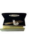 Centennial Gold Toned Ballpoint Pen And Mechanical Pencil Set In Case W papers