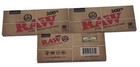 3 Packs Raw 200 s Classic King Size Slim Flat Pack  Uncreased Rolling Papers