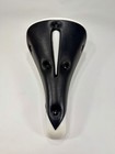 1989 Velo Trick Top Style Seat Vl-158 White Black Padded Old School Bmx Hutch Og