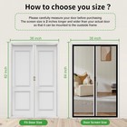 Magnetic Screen Door - Upgraded Pet Mesh  Heavy Duty Screen Mesh Curtain For    