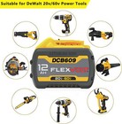 For Dewalt Dcb609 20v 60v Max Flexvolt 9 0ah Lithium-ion Battery Replacement