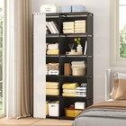        10-compartment Wardrobe - Large Capacity Standalone For Any Room       