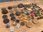 Antique Victorian Button Lot Of 85 Vintage Clothing Buttons 1800 s Rare Unique