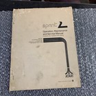 Missing Front Cover Original Atari Sprint 2 Arcade Video Game Manual