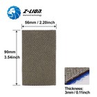 Z-lion Diamond Abrasive Paper Sheets 60 Grit Diamond Sandpaper Nylon Back For   