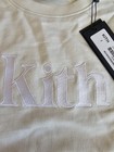 Kith Kids Size 7 Classic Crew Sweatshirt In Chalk-nwt