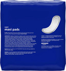 Amazon Basics Maxi Pads For Periods- Thick  Super Absorbency  Unscented 48 Count