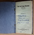 Vintage 1930 Camp Kanesatake Spruce Creek Huntingdon County Pa Field Booklet 