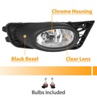 Fog Light For Honda Civic 2009-2011 4-door Sedan Clear Driving Lamps switch Set