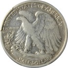 1921-s Walk Liberty Half Dol  San Francisco Us Mint American Coin  Fine 