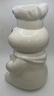 Vintage Pillsbury Doughboy Cookie Jar Poppin Fresh Ceramic White Kitchen 10   