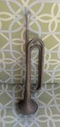 Antique Military Us Regulation Stamped Brass Bugle Made In Usa 