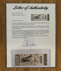 Carl Palmer - Emerson  Lake   Palmer - Autographed Ticket Stub  psa  With Poster