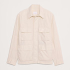Banana Republic X The White Lotus  Poplin Field Shirt-jacket Ecru Sz L New  180