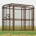 Walk In Metal Aviary Large Bird Cage Parrot Macaw Flight Pet Finch Poultry House