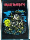 Vintage Velvet Iron Maiden Blacklight Poster Live After Death 1985