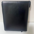 Montblanc Notebook Black Zipper Men Leather Used