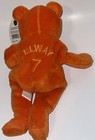 Vtg Salvinos Bammers John Elway 7 Denver Broncos Nfl Beanie Bear 8  Qb Club 1999