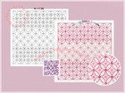 Starter Set Olympus Sashiko Hana Fukin Pattern Shippo Kit White Cloth H-1136