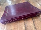 Royal Mail First Day Cover Red Fx Leather Album 15 Page Presentation Pack Binder