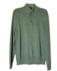  new - Polo Ralph Lauren Mens Classic 3 Button Cotton Sweater - Olive   S - Xxl