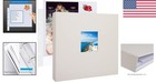 Classic 12x12 Inch Scrapbook Photo Album Beige Cover For Wedding And Anniversary