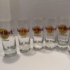 Lot   9 Different - Hard Rock Cafe  4  Cordial Shot Glasses