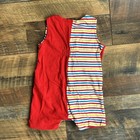 Vintage 90s Disney Store Mickey Mouse Sleeveless Embroidered 6 Months Romper