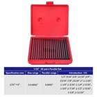 Hfs r 20 Pairs 1 32  X 6  Steel Parallel Set  Hardened Precision Machinist Tools