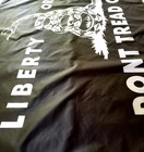 3x5 Liberty Or Death Black Gadsden Flag - Double Stitched Edges  100  Polyest   