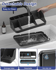 Bathroom Counter Organizer And Storage  7 Slots Detachable Toothbrush Holders Fo