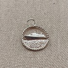 Vtg 925 Sterling Silver  m S Leeward  Norwegian Cruise Boat Ocean Charm
