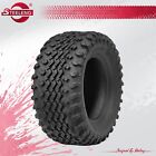 Golf Cart 12  Black Vampire Wheels   Rims And 23  Falcon A t Tires  set Of 4 