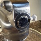 Vintage Kitchenaid Hobart Model 4-c Mixer In Satin Chrome Mid Century 1950s 