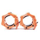 Colossal 2pc 50mm Olympic Weight Bar Collars Barbell Weightlifting Locking Clamp