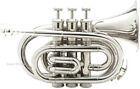 Trumpet B Flat For Beginners Students  Brass Trumpet Mouthpiece Nickel Finish