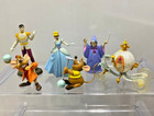 Disney Tomy Japan Choco Egg Cinderella Jaq Gus Pumpkin Full Set Mini Figure Toy